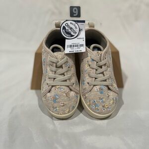OshKosh B’Gosh Toddler Girls Slip On Sneakers- size 9 NWT